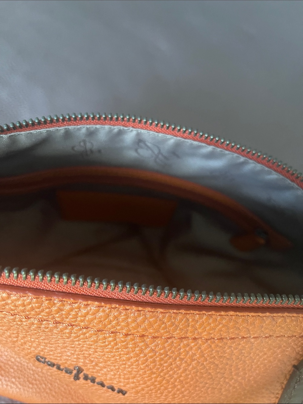 Cole Hahn Orange Tote